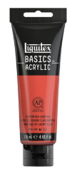 Liquitex Basics Acrylic - 118 - Cadmium Red Light Hue