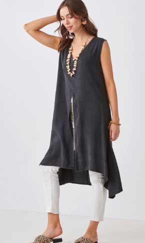 Split Front Tunic