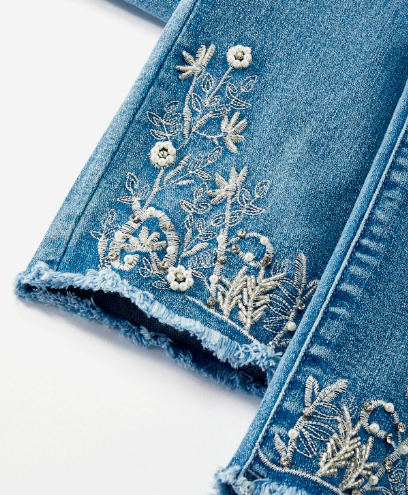Beaded Ankle Pant