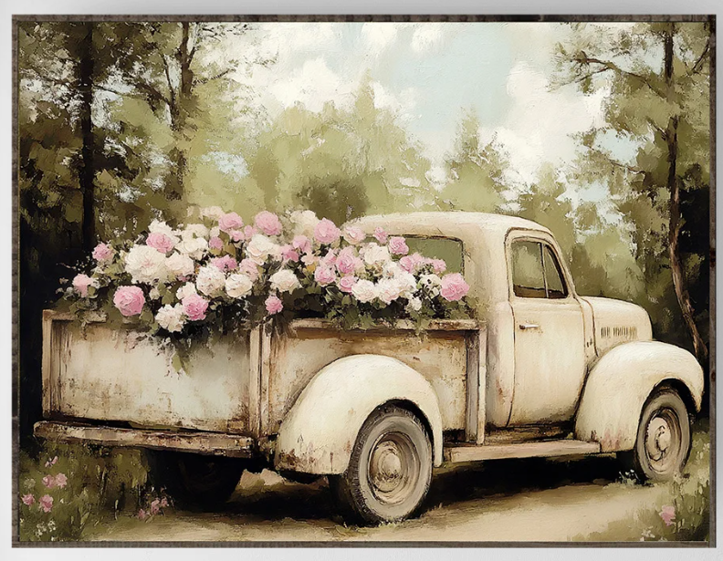 Cream Spring Truck