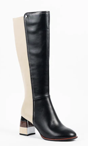 LE 2 Tone Tall Dress Boot