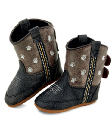Baby Western Boot 2-4 - Paw Print
