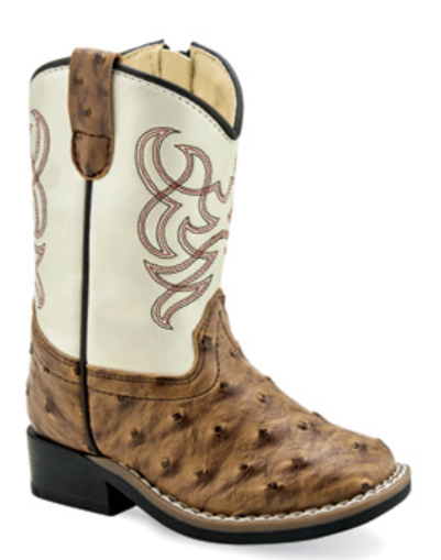 Toddler Western Boot 4-8 - Pearl