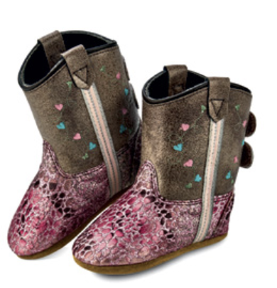 Baby Western Boot 2-4 - Glitter