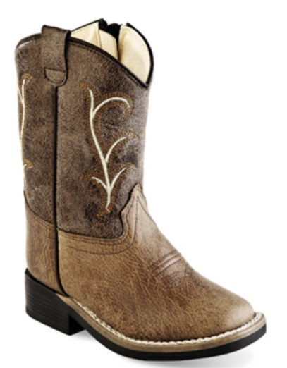 Toddler Western Boot - 6-8 - Brown