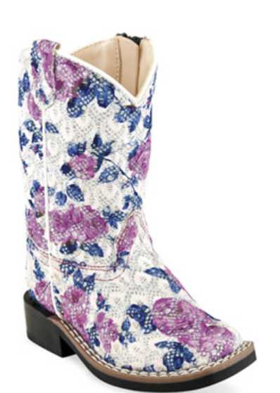 Toddler Western Boot - 6-8 Multi