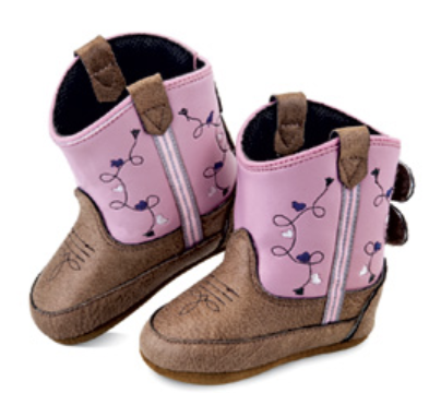 Baby Western Boot 2-4 - Pink