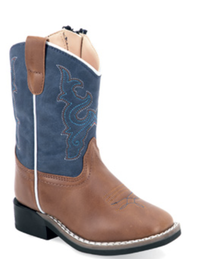 Toddler Western Boot 4-8 Blue