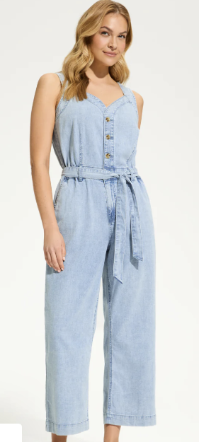 Light Denim Jumpsuit