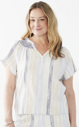 Sleeveless Space Dye Top
