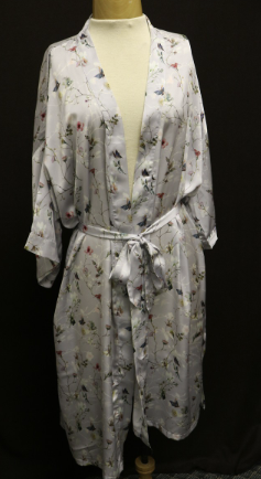 Grey Kimono Robe
