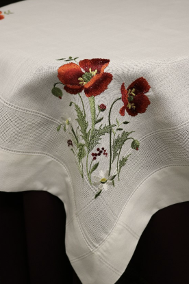 36x36 Red Poppy