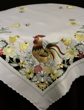 36x36 Easter Rooster