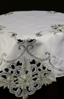 36x36 Silver Sparkling