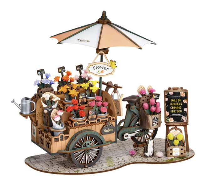 3D Puzzle Creation Set - Blossom Cart