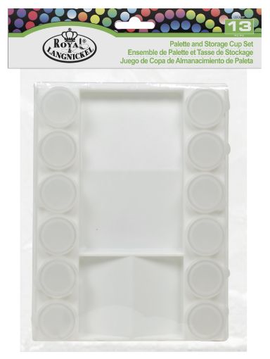 Palette and Storage Cup Set 13pc