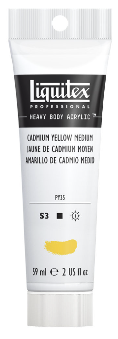 Liquitex HB Acrylic - 59 - Cadmium Yellow Medium