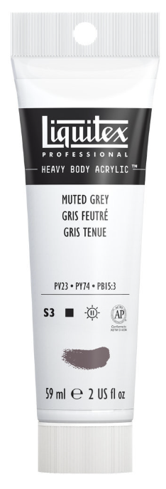 Liquitex HB Acrylic - 59ml - Muted Grey