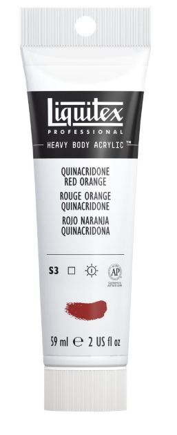 Liquitex HB Acrylic - 59ml - Quinacridone Red-Orange