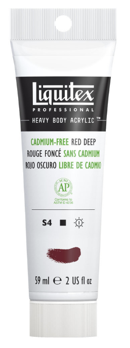 Liquitex HB Acrylic - 59ml - Cadmium Free Red Deep