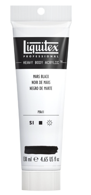 Liquitex HB Arcylic - 138 - Mars Black