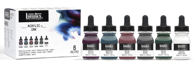 Liquitex Muted Ink Set - 6pc