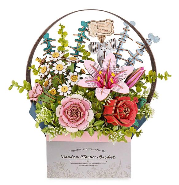 ROKR Wooden Flower Basket