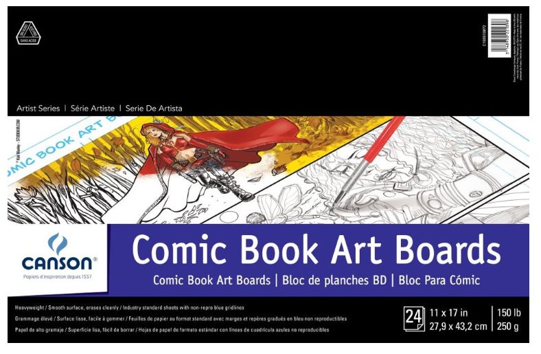Canson Comic 50lb  Art Boards 11x17" 24 Sheets