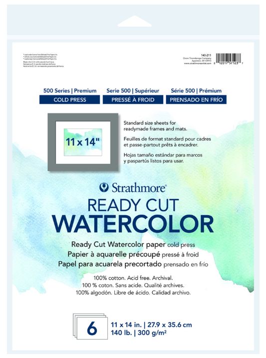 Strathmore Ready Cut Watercolor Cold Press 11x14