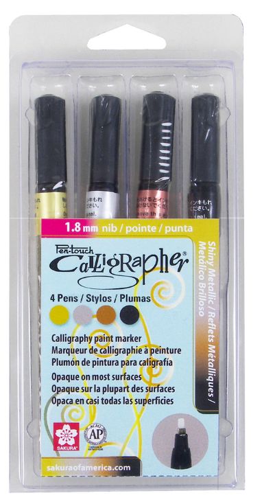 Pentouch Calligrapher Markers 1.8mm 4pc