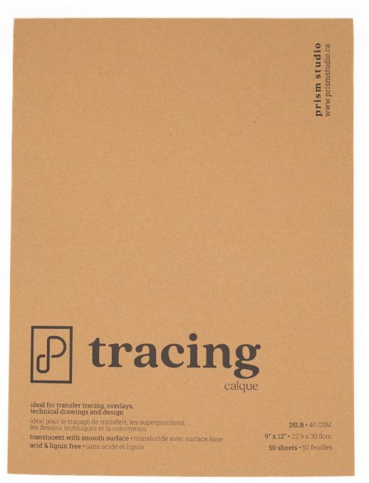 Prism Studio Tracing Paper 9x12&quot; 50 Sheets