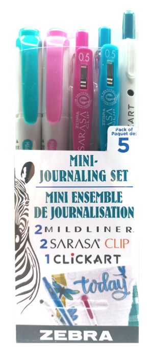 Mini Journaling Set - Blue &amp; Pink 5pk