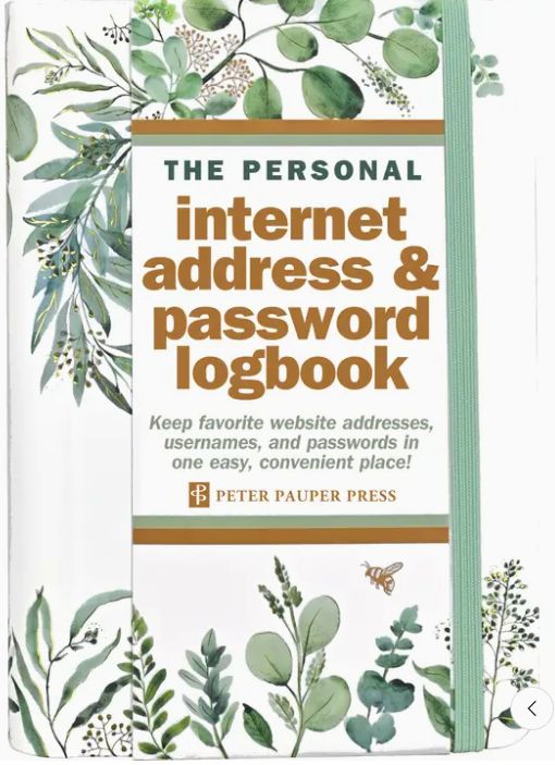 Password Journal - Eucalyptus