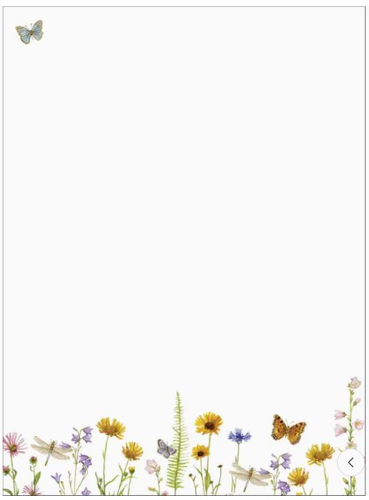 Stationery Set - Wildflower Garden