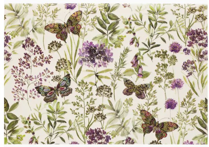 Peter Pauper Note Cards - Amethyst Butterflies