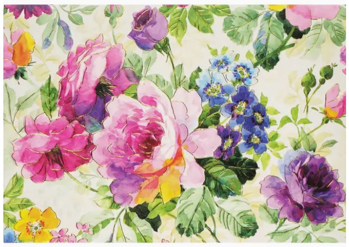 Peter Pauper Note Cards - Peony Garden