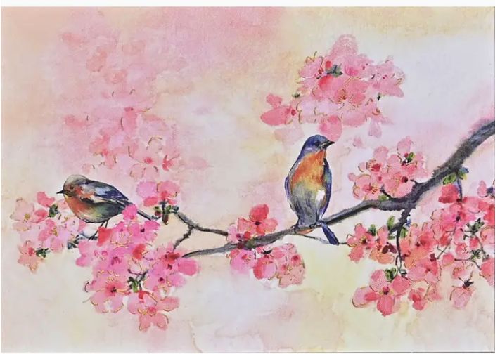 Peter Pauper Note Cards - Cherry Blossoms