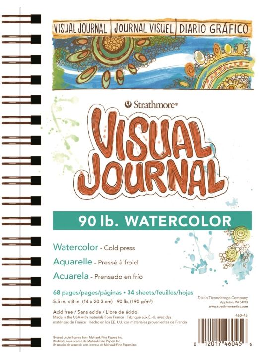 Strathmore Visual Journal Watercolor 90lb 5.5x8&quot;
