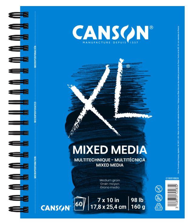 Canson XL Multi Media Medium Grain 7x10 60 Sheets