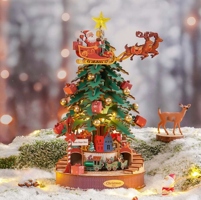 Rolife Chistmas Tree Melody Music Dreamer