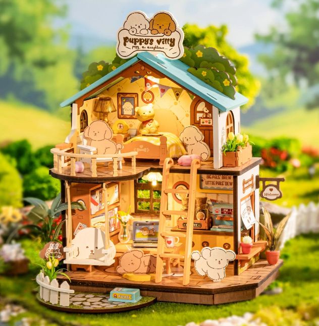 DIY Puppy&#39;s Cozy Villa