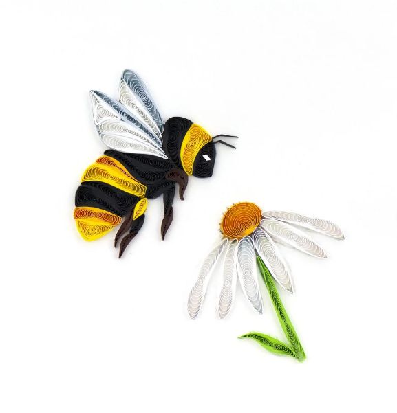 Quilling Card - Bumble Bee