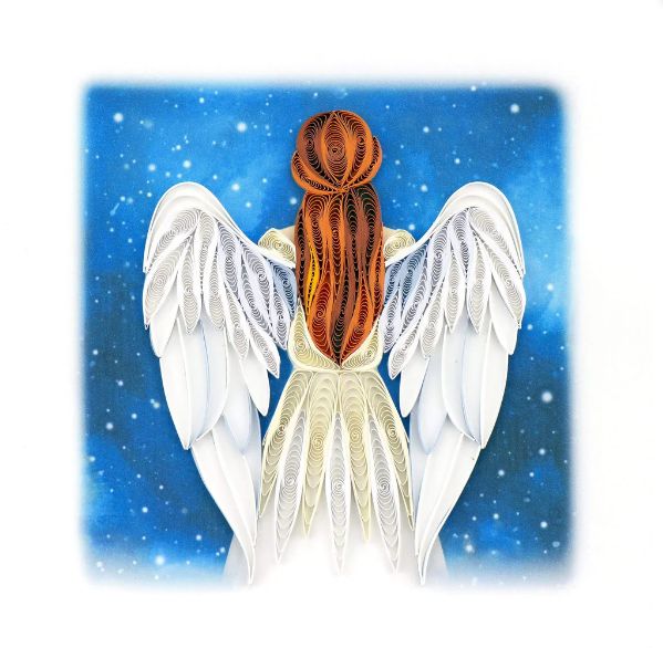 Quilling Card - Angel
