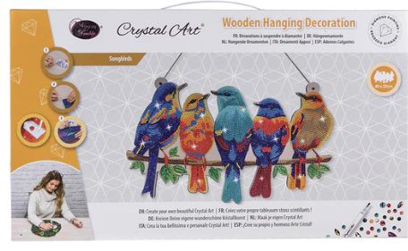 Crystal Art Hanging Song Birds