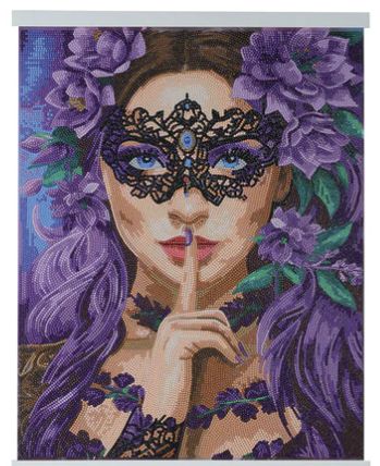 Crystal Art Scroll Kit - Floral Whisperer