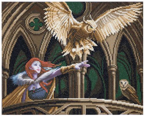 Crystal Art Owl Messenger