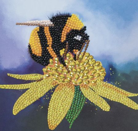 Crystal Art Bee Card KIt