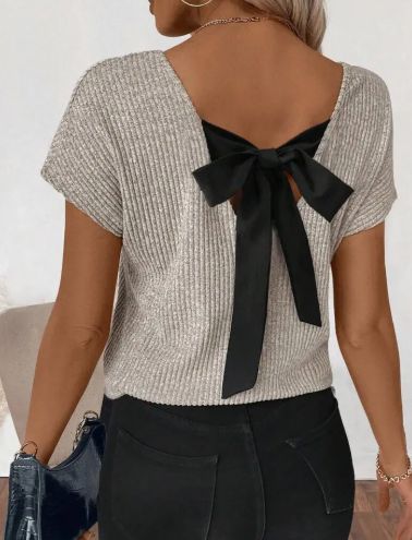 Bow Back Top