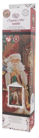 Crystal Art Scroll Kit - Santas Secret