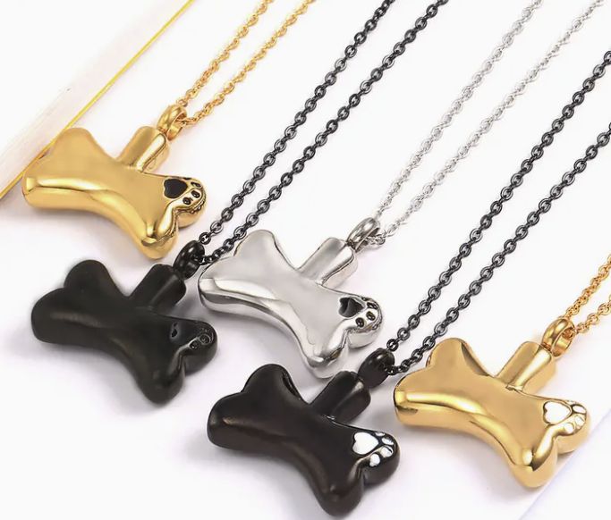 Dog Bone Urn Necklace